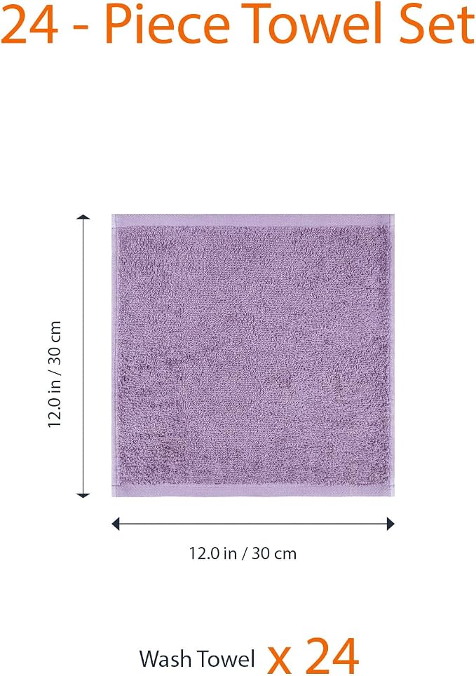 Amazon Basics Highly Absorbent, Fast Drying 100% Cotton Washcloths - Image 5