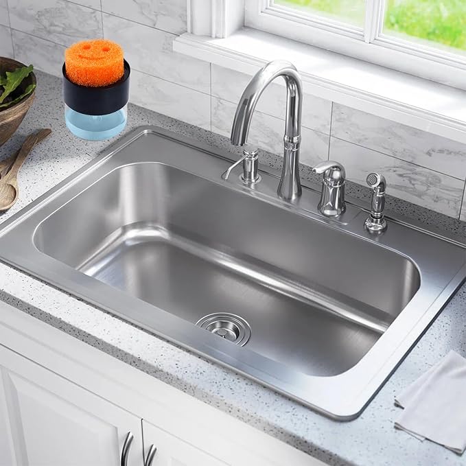 Soap Dispenser & Sponge Holder Compatible - Image 4