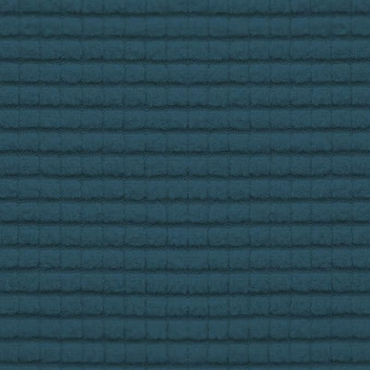 Easy-Going Stretch Futon Slipcover Armless Futon Bed Cover Furniture Protector Without Armrests with Elastic Bottom for Kids, Soft Jacquard Fabric Small Checks (Large, Deep Teal)
