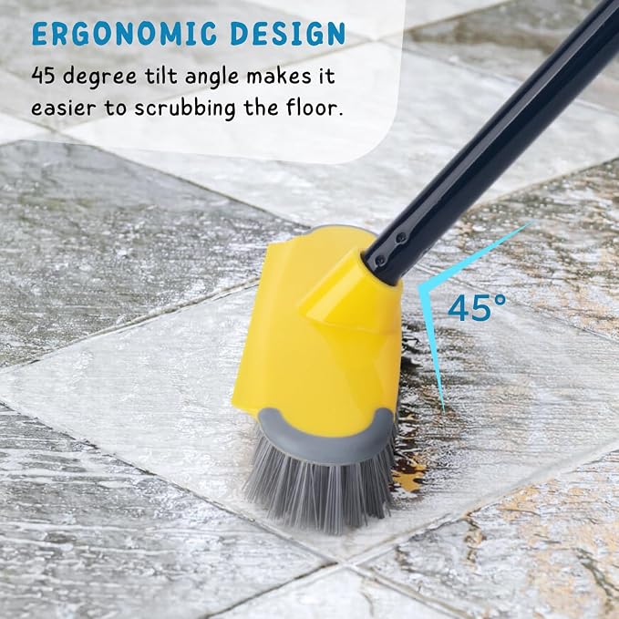 Deck Brush with Long Handle, Scrub Brush - Image 3