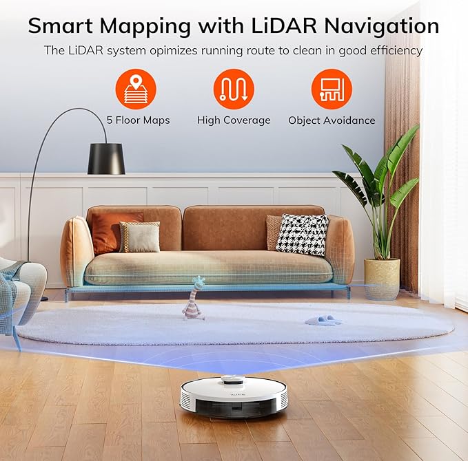 ILIFE A30s Robot Vacuum Cleaner, 10000Pa Max Suction Power - Image 3