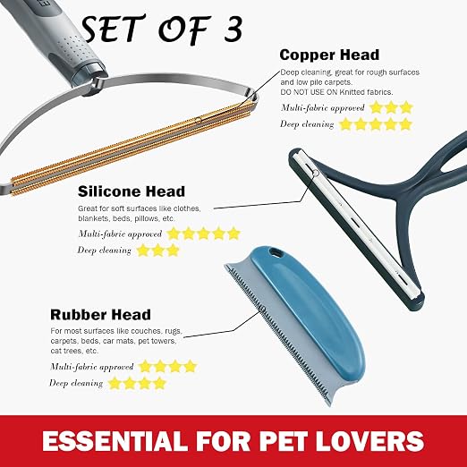 Pet Hair Removal Tools, Dog Cat Hair Remover Pro, Lint Shaver Cleaner, Fur - Image 2