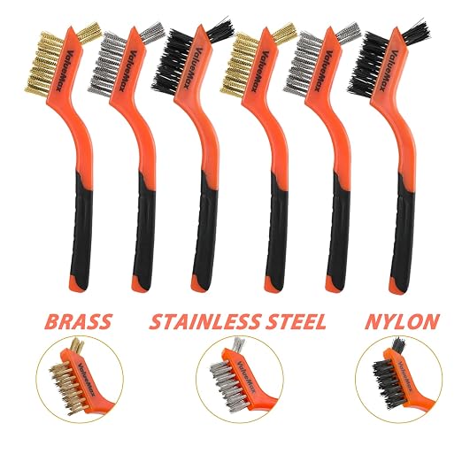 ValueMax Wire Brush Set, Heavy Duty Stainless Steel Wire Scratch Brush - Image 7
