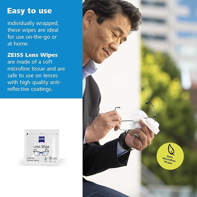 ZEISS Pre-Moistened Alcohol Wipes, Glasses Cleaner - Image 6