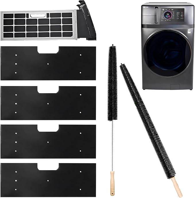 6 Pcs GE Washer Dryer Combo, WH01X35719 Lint Filter replacement by musibo