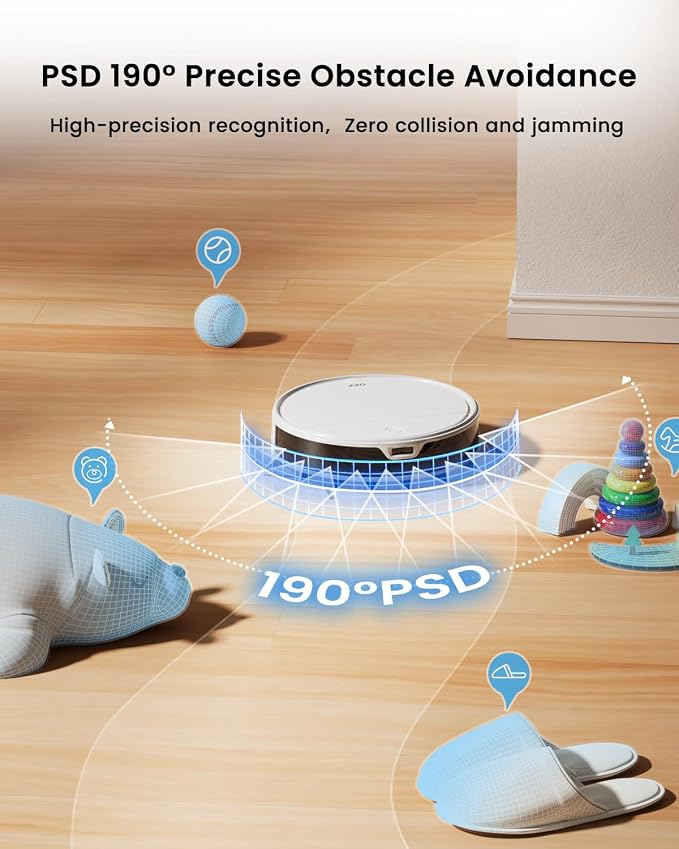 OKP Robot Vacuum and Mop Combo K5 Ultra Small Robotic Cleaner - Image 5