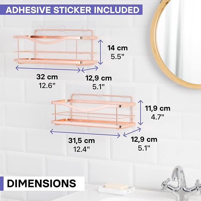 KINCMAX Shower Shelves 2-Pack - Image 7