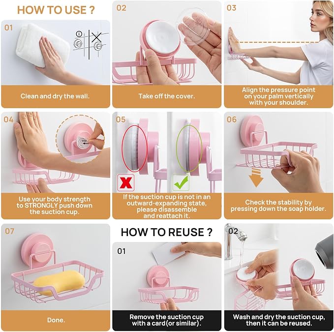 LEVERLOC Soap Dish, Soap Bar Holder - Image 5