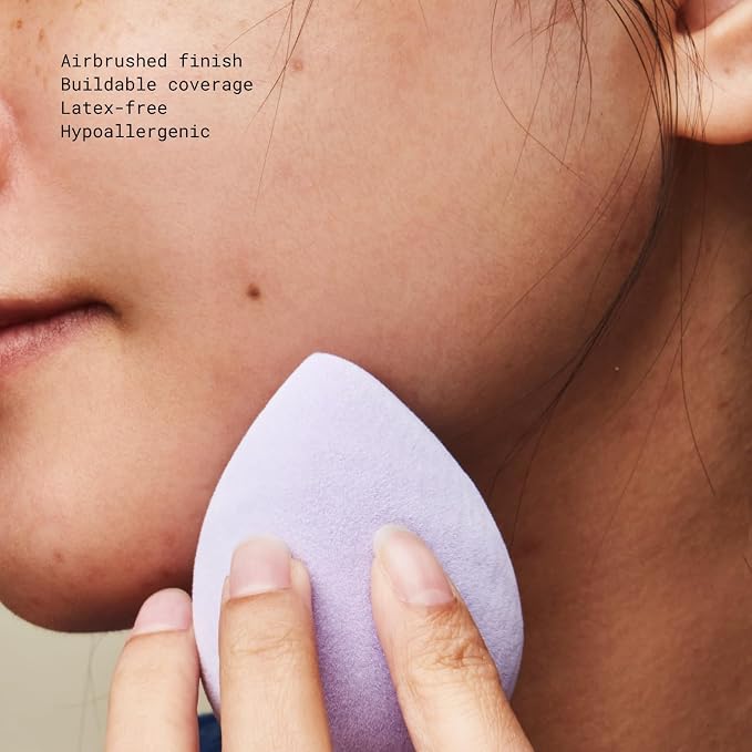 JUNO & Co. Microfiber Makeup Sponge, Dual Layer Technology - Image 2