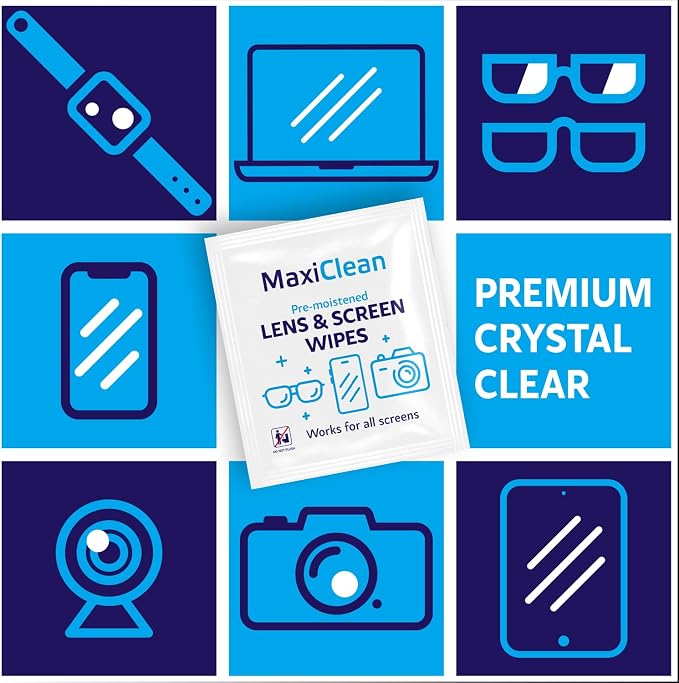 Lens Wipes for Eyeglasses – 200 Lens Wipes Individually Wrapped, Pre-moistened - Image 7