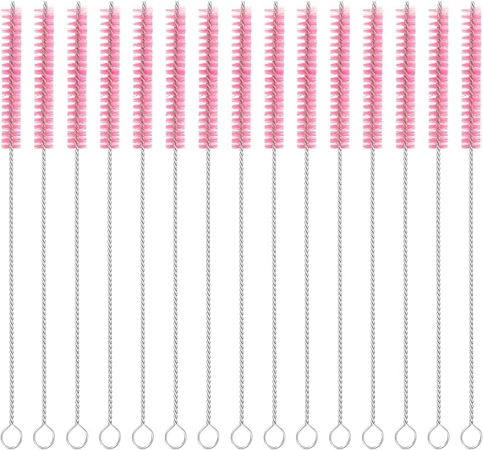 uxcell 15Pcs Drinking Straw Cleaning Brushes, Sippy Cup, Bottle and Tube by uxcell