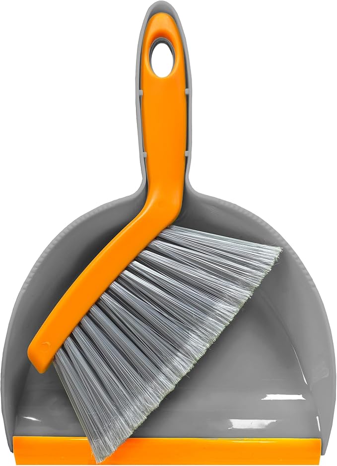 Mini Broom with Dustpan Combo Set Small Dust pan and Brush Set Quick Cleanup by Unknown