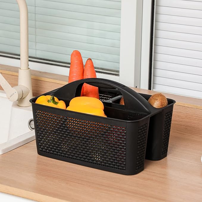 UUJOLY Plastic Portable Shower Caddy Basket Bucket, Cleaning Shower Basket - Image 5