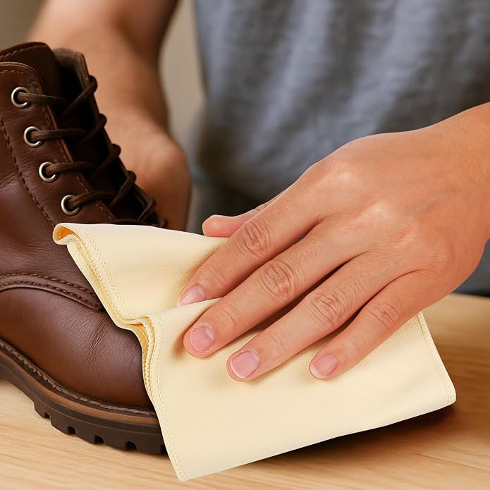 10 Pcs Shine Shoes Cloth Kit Polish Dauber Applicators Cleaning Leather Shoes - Image 3