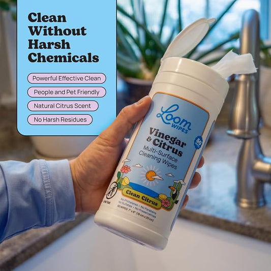 Loom Wipes All Purpose Natural Cleaning Wipes - Image 2