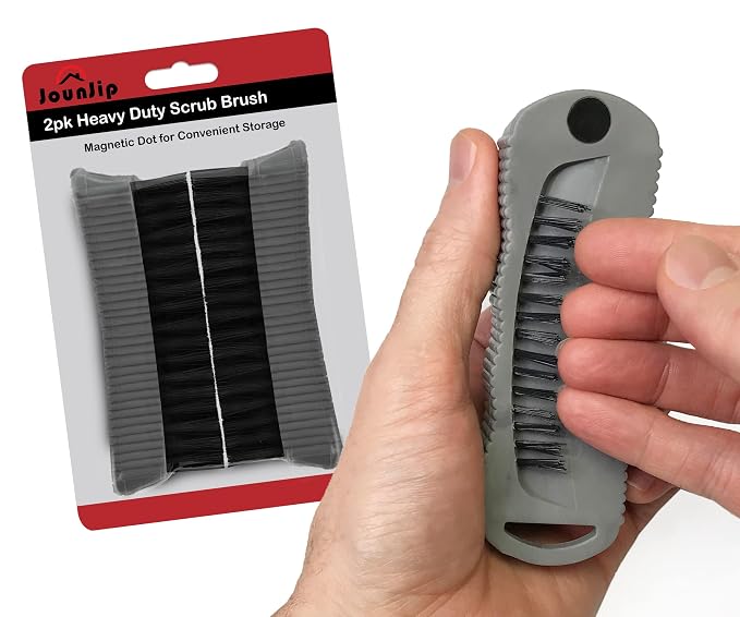 JOUNJIP 2Pack Double Sided Scrub Brush Hand Fingernail Brush by JOUNJIP