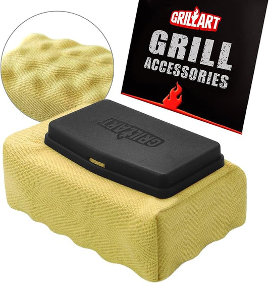 GRILLART Grill Brush Bristle Free, Replaceable BBQ Cleaning Head, Safe by GRILLART