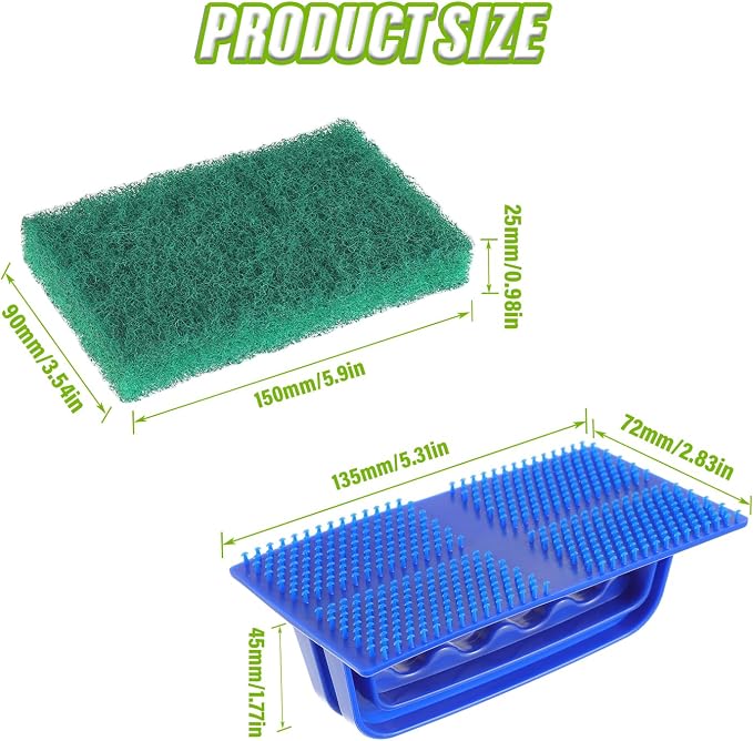 5 Pack Electric Cleaning Brush Pad Kitchen Bathroom Household Cleaning Pad - Image 2