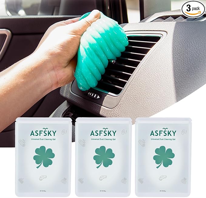 ASFSKY Car Cleaning Gel for Car Interior（Air Vents, Center Console, Cup Holders by ASFSKY