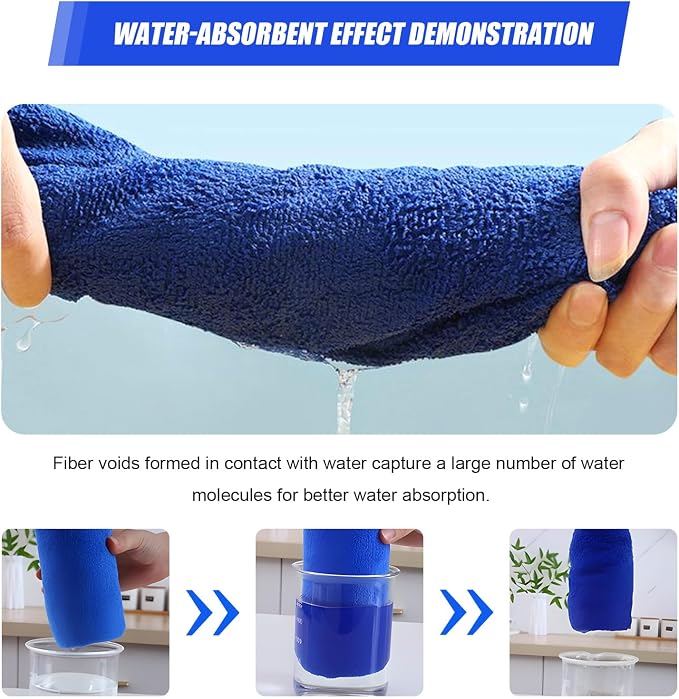 4PCS Microfiber Towels for Car, Scratch-Free Drying & Detailing Towel Wash - Image 4