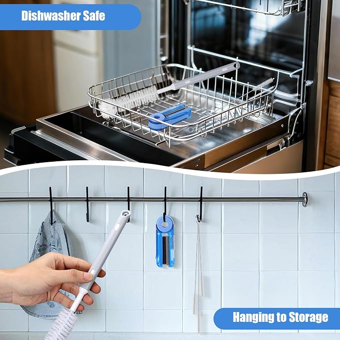 XANGNIER 4 PCS Water Bottle Cleaner Brush Kit - Image 7