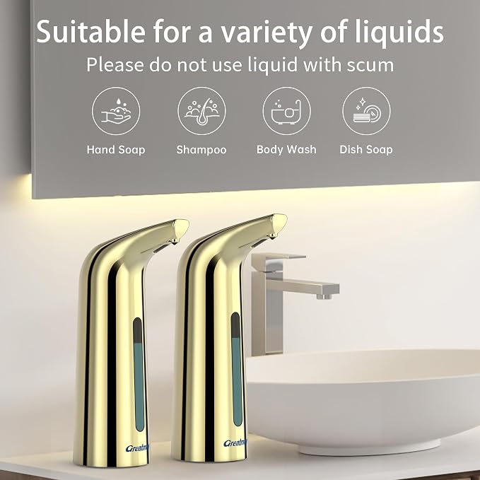 Convenient Automatic Soap Dispenser, 4 Adjustable Levels Touchless Hand - Image 3