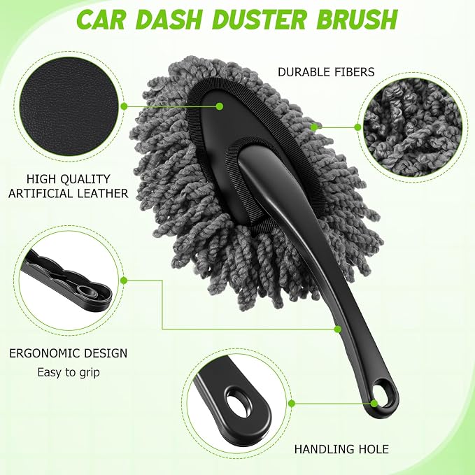 16 Pcs Windshield Cleaner Tool, Car Cleaning Kit - Image 4