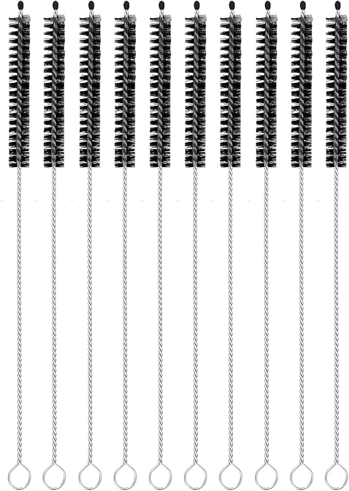 uxcell 10Pcs Drinking Straw Cleaning Brushes, Sippy Cup, Bottle and Tube by uxcell