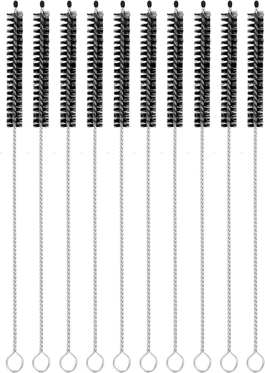 uxcell 10Pcs Drinking Straw Cleaning Brushes, Sippy Cup, Bottle and Tube by uxcell