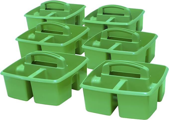 Storex 3-Compartment Small Caddy – Multipurpose Classroom Organizer - Image 2