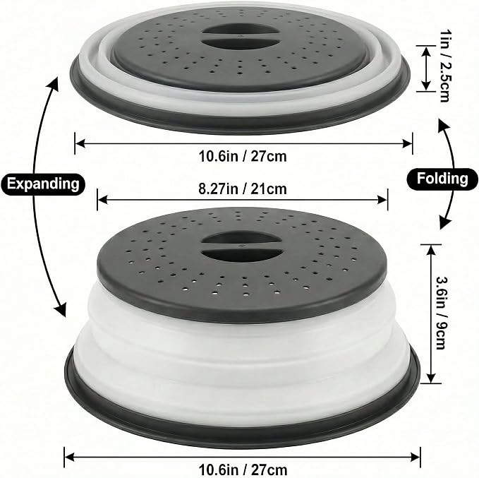 Collapsible Microwave Splatter Cover - Image 2