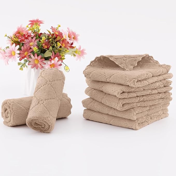 Homaxy 18 Pack Kitchen Dish Cloths, Super Soft and Absorbent Coral Velvet Dish - Image 7