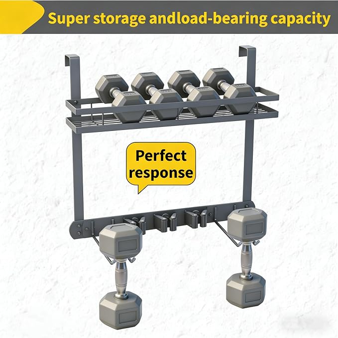 Broom Holder Door Mount, Door Mounted Broom and Mop Holder - Image 8