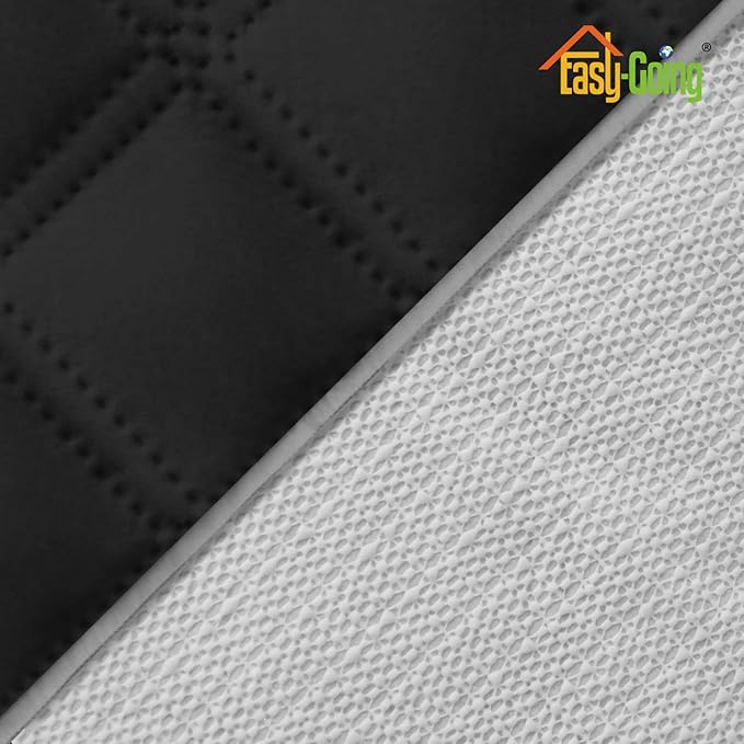 Easy-Going Sofa Slipcover Chair Cover Waterproof Couch Cover Washable Sofa Cover Non-Slip Fabric Furniture Protector with Pocket for Pets Covers Pets Kids Children Dog Cat (Chair, Black)