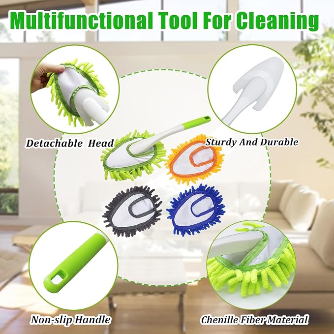 Microfiber Duster for Cleaning, Hand Washable Dusters - Image 5