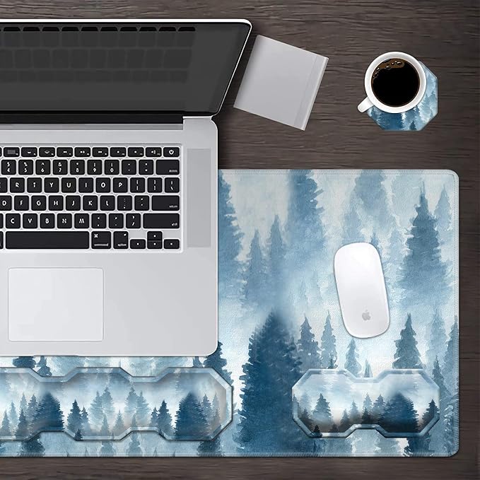 Large Gaming Mouse Pad + Keyboard Wrist Rest + Mouse Wrist Rest Support Set+ - Image 6