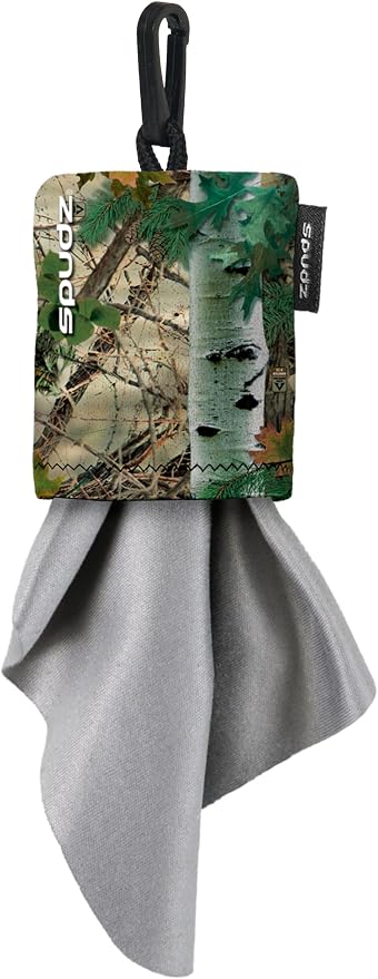 SPUDZ Classic Microfiber Lens Cleaner – Clip-On Pouch, Washable – by ALPINEINNOVATIONS