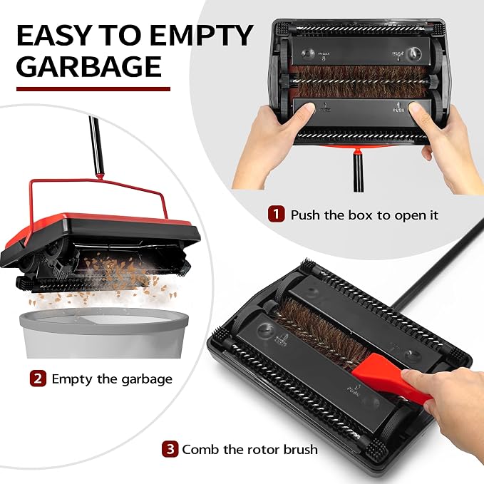 JEHONN Carpet Floor Sweeper Manual - Image 6