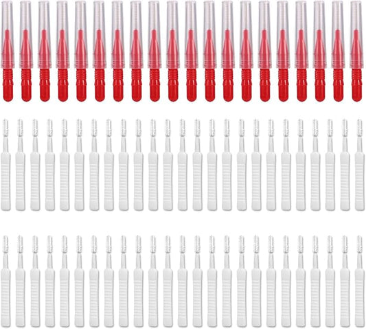 70pcs Shower Head Cleaner Tools, 2 Styles Shower Head Cleaning Picks Brushes by lasuroa