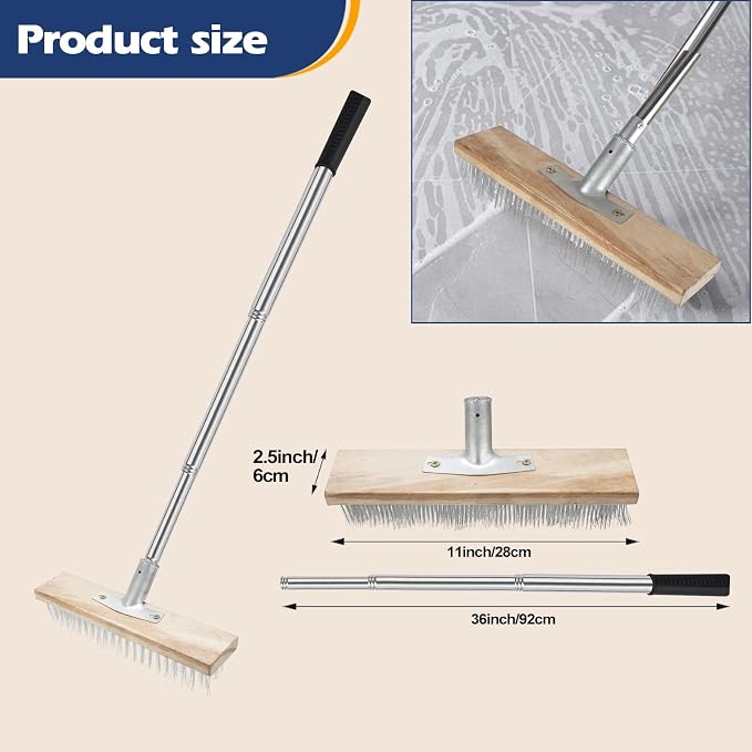 Floor Scrub Brush, Deck Brushes - Image 6