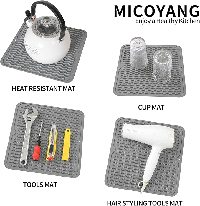 Silicone Dish Drying Mat for Multiple Usage, Easy clean, Eco-friendly, - Image 4