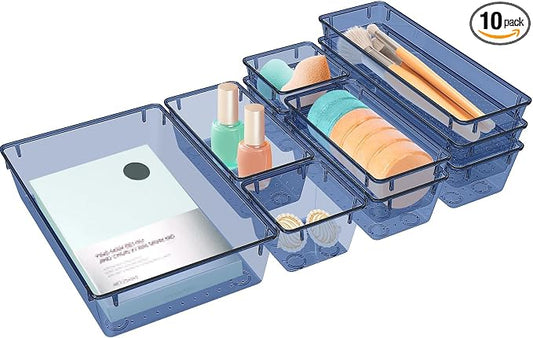 StorMiracle 10 PCS Drawer Organizer Set, 5 Varied Size Bathroom and kitchen by StorMiracle
