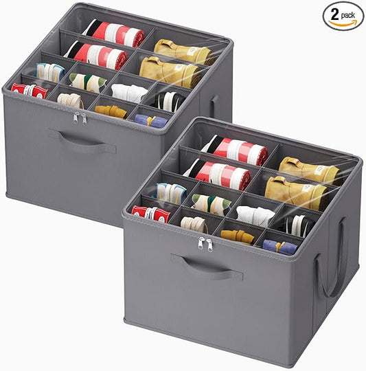 Lifewit Shoe Storage Organizer for Closet Fits 12-16 Pairs, Fabric Large Shoe by Lifewit