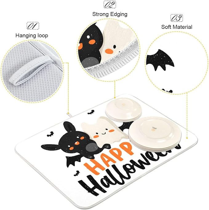 Happy Halloween Dish Drying Mat - Image 4