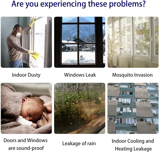 TAROSE Weather Stripping, 33 Feet Weather Seal Strip, Adhesive Silicone Tape - Image 7