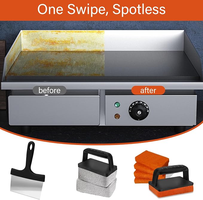 10 Pieces Griddle Cleaning Kit for Blackstone & More - Image 2