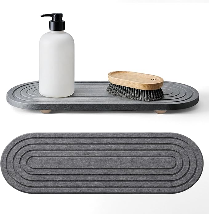 Instant Dry Sink Caddy Organizer, Fast Drying Sink Caddy, Water Absorbing Stone by Unknown
