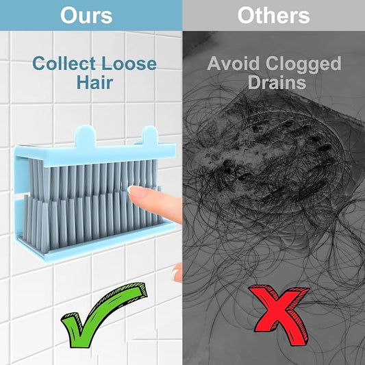 Hair Catcher, Reusable Shower Wall Hair Collector Hair Trap - Image 2