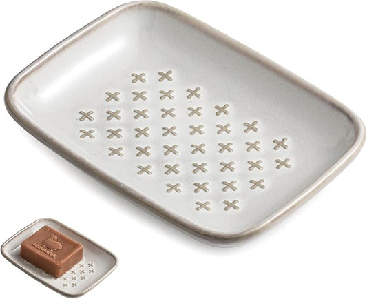 Gomakren Soap Dish, Shower Soap Holder, Ceramic Soap Dishes by Gomakren