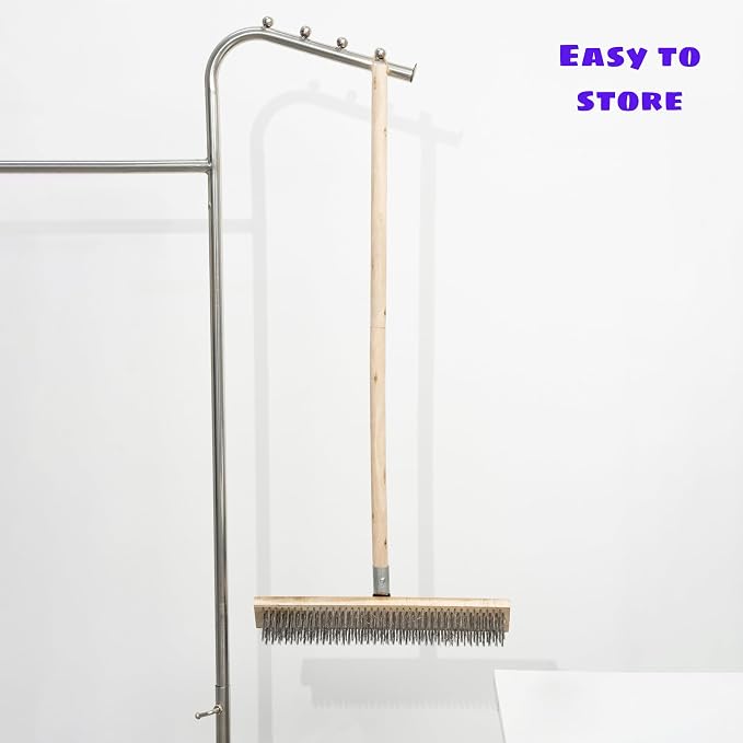 Stainless Steel Deck Scrub Brush Broom - Image 6